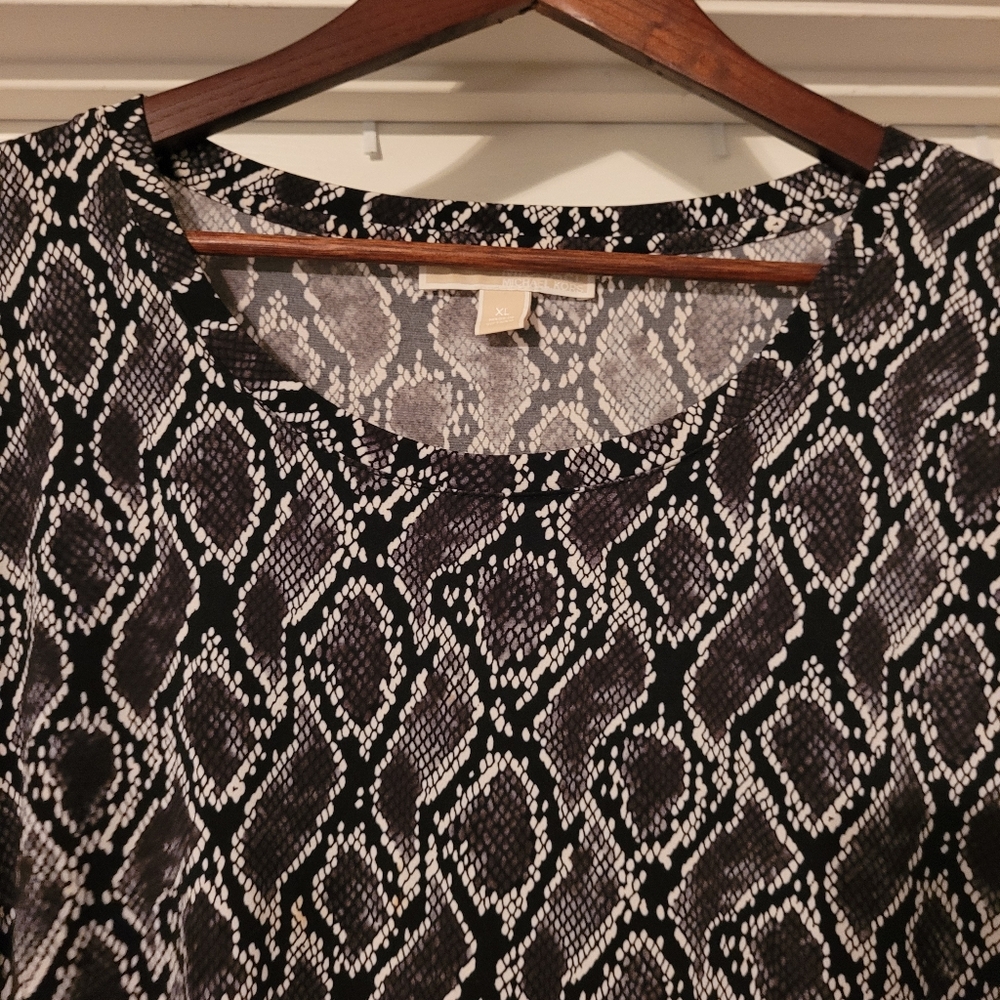 Michael Kors Snakeskin Pattern Dress Size XL - Picture 3 of 12
